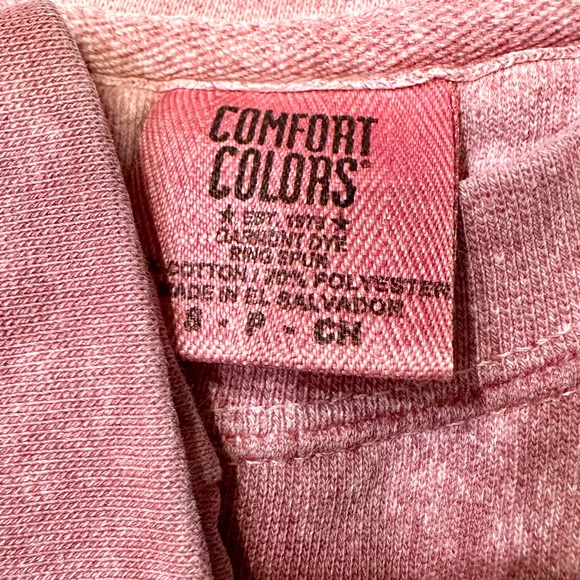 *NWOT* COMFORT COLORS Tuskwear Crewneck Sweatshirt in Bright Crimson Tie-Dye . S - Picture 7 of 8